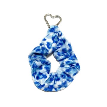 JCC 藍色豹紋大腸圈掛飾