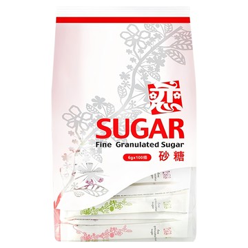戀 長條砂糖 6公克x100條  600g  1袋