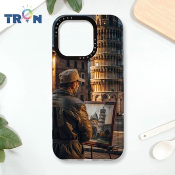 TRON IPHONE 16 PRO 畫中畫畫 MAGSAFE 磁吸 防摔 太空殼 透白 手機殼