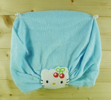 【震撼精品百貨】Hello Kitty 凱蒂貓~沐浴髮帶~藍【共1款】