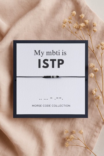 【ISTP 鑒賞家】MBTI 16型人格。摩斯密碼。手繩手環。閨蜜禮物