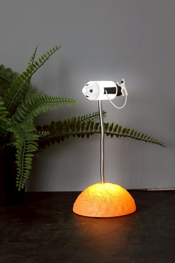 日本Magnets桌上太空人太空梭造型LED小夜燈/情境氣氛燈