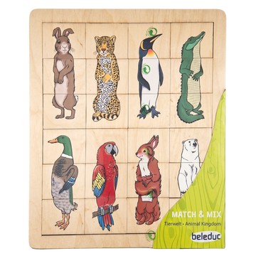 beleduc 匹配拼圖 動物王國  30片  1組
