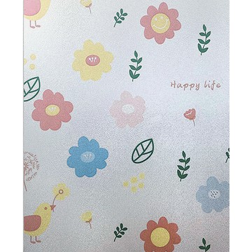 半島良品 抗UV防曬靜電貼/窗貼 4捲  200 x 45cm  鳥語