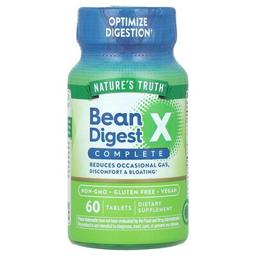 Nature's Truth, Bean Digest X™ Complete，60 片