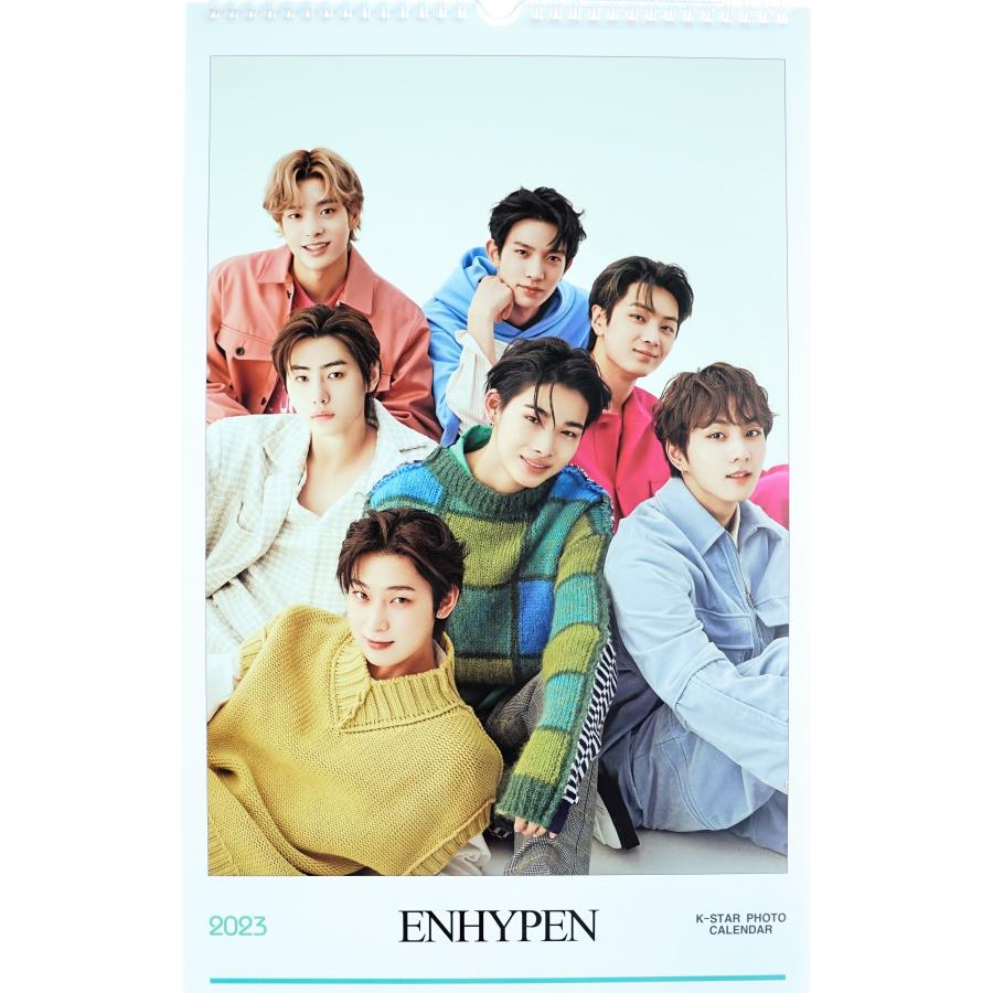 ENHYPEN エンハイフン グッズ 大判 壁掛け カレンダー 2023年 (令