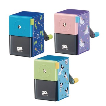 【SDI 手牌】好學生 金屬削鉛筆機 削筆機 適用Φ8mm各式鉛筆 顏色隨機出貨 /台 0152P-X