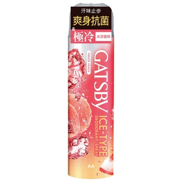 GATSBy 冰漩爽身噴霧 冰涼蜜桃  216ml  1件