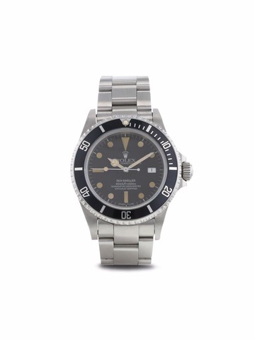 Rolex - 1983 pre-owned Sea-Dweller 40mm - men - stainless steel/Sapphire Glass - One Size - Black