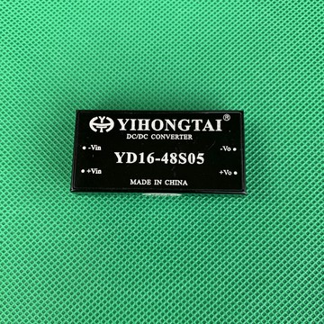 拆機益弘泰 YIHONGTAI YD16-48S05 36-72V轉5V 3A DC-DC 模塊電源