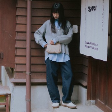 【SS26全新Roamer系列】EFFIE 可變式兩用斜背包 (白沙色)