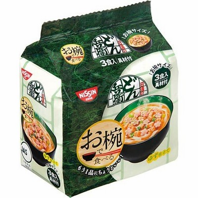 日清食品 お椀で食べるどん兵衛　３食パック　９０ｇ