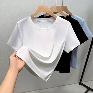 設計所在 專注內搭系列 短袖T恤圓領純棉上衣(3色 S-2XL可選)