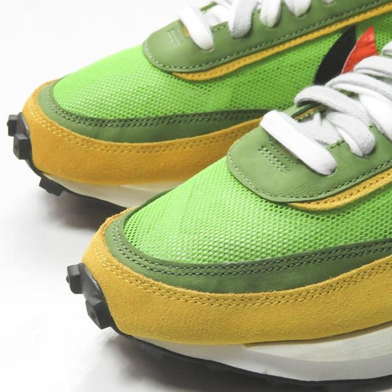 ナイキ サカイ NIKE x sacai 19SS LD WAFFLE/SACAI エルディーワッフル/サカイ BV0073-300 US10(28cm)  GREEN GUSTO/SAFETY ORANGE LDV スニーカー | LINEブランドカタログ