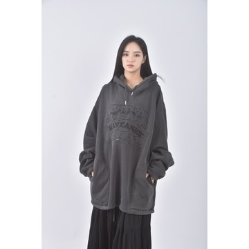 (F) venetus質感連帽灰色長袖上衣二手衣