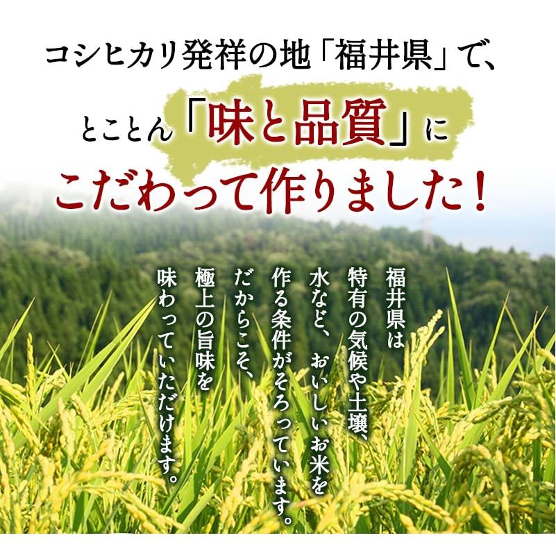 5分づき ミルキークイーン 5kg 減農薬・無化学肥料栽培 令和4年福井県産 特別栽培米