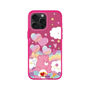 iPhone 15 Pro Max Clear 粉漾桃 - Care Bears - Love-a-Lot Bear