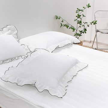 CHOUETTROOM 清涼夏季泡泡紗固定式床墊  白色  S/SS