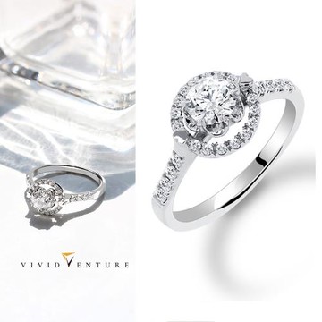 亞帝芬奇 鉑金 GIA 50分 DVS2 3EX 八心八箭 無螢光 天然鑽石 真鑽 戒指 光鋩