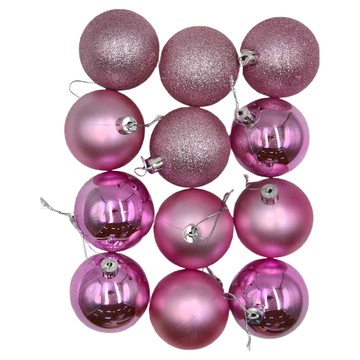 亮霧粉球 (12入) - 粉色  6cm  1組