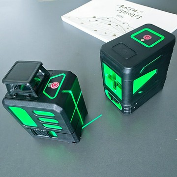 2025跨境爆款迷妳高亮綠光自調平五線投線儀二線紅外激光水平儀{鑫弘-工葉電器}可開發票