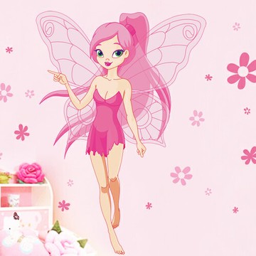 優購生活~幼兒園墻面裝飾品墻紙自粘貼紙少女心房間布置臥室兒童女孩墻貼畫墻紙 玻璃貼 壁紙 壁貼 玻璃靜電貼 窗戶貼防窺貼