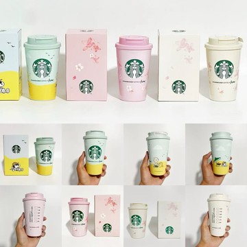 星巴克杯子2026新年禮物2026雙飲不鏽鋼保溫杯女神logo水杯隨行杯吸管杯高顏值喝水杯咖啡杯保暖杯