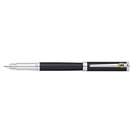 (Fountain Pen, Medium Nib, Ferrari Satin Black) Sheaffer Ferrari Intensity Satin Black Fountain Pen, Medium Nib (FE0952153)
