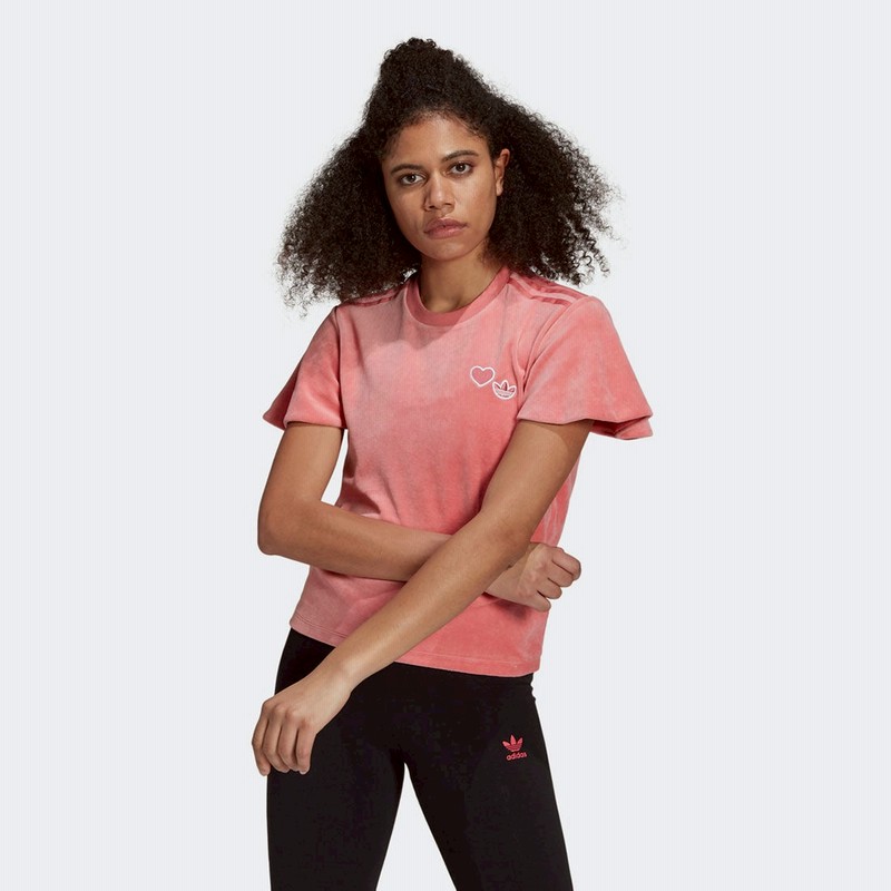 アディダス Adidas T Shirt ピンク 通販 Lineポイント最大1 0 Get Lineショッピング