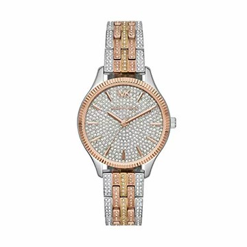 MICHAEL KORS 女錶 手錶 36mm 三色鋼錶帶 女錶 手錶 腕錶 鑽錶 MK6681 (現貨)▶指定Outlet商品5折起☆現貨【送禮首選★APP下單點數4倍送】