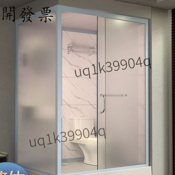 【爆款熱賣  免稅】新款整體淋浴房浴室一體式衛生間移動集成浴房家用隔斷門防水厠所 TRJP
