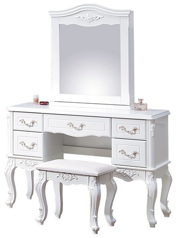 【歐風別館】溫妮莎3.5尺高腳鏡台【基隆至台中免運費】