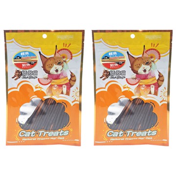 Cat Glory 驕傲貓 貓用驕傲棒 鱈魚泥裹鮭魚棒 貓零食  鱈魚 + 鮭魚  60g  2包