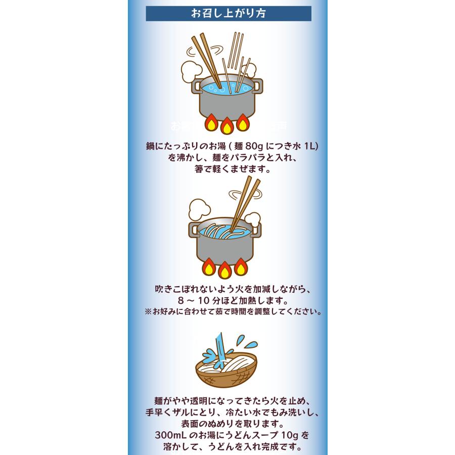 あごだしで五島手延べうどん おためし 2人前 3袋セット