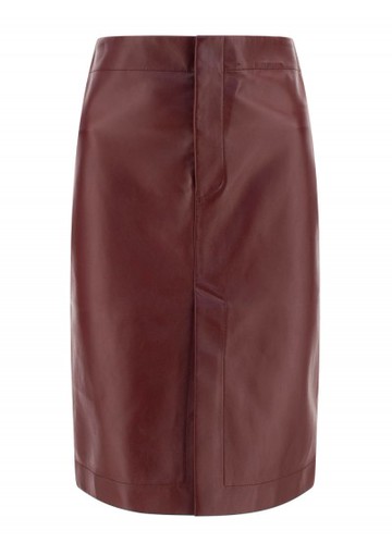 Bottega Veneta - Midi Skirt - Womens - Red