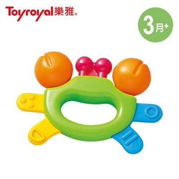 日本《樂雅 Toyroyal》經典螃蟹搖鈴