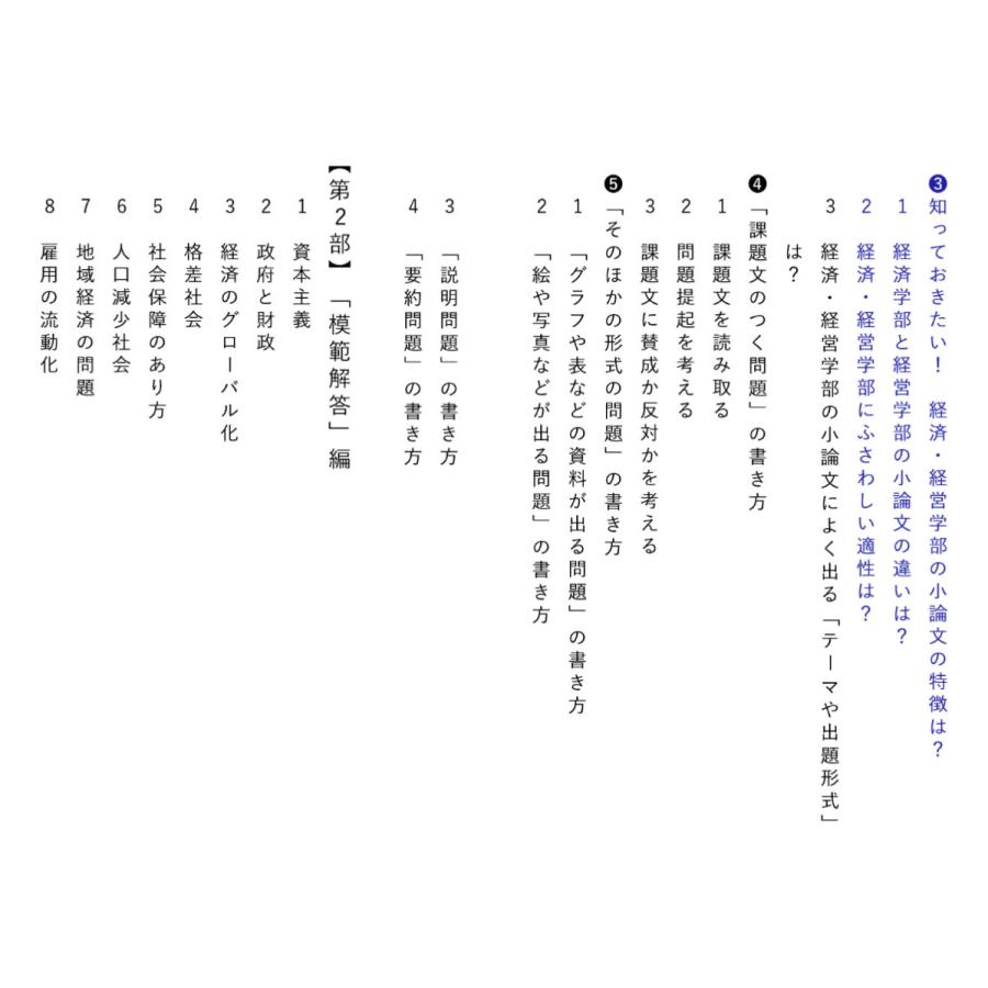 小論文これだけ模範解答 経済・経営編