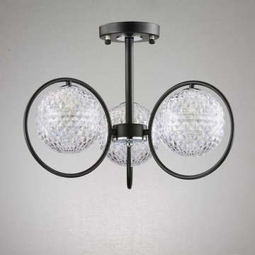 外銷產品鄉村風半吸頂燈 C8510-3C