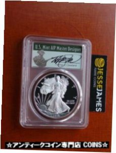 アンティークコイン コイン 金貨 銀貨 W PROOF SILVER EAGLE PCGS PR70 CLEVELAND CONGRATULATIONS SET FDI POP