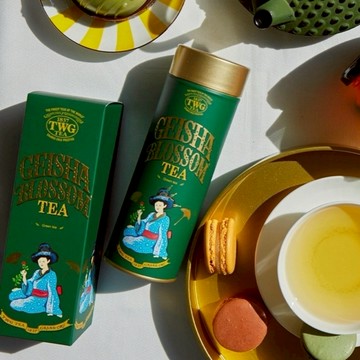【TWG Tea】頂級訂製茗茶 蝴蝶夫人之茶 100g/罐(Geisha Blossom Tea;綠茶)