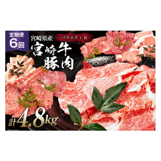 ふるさと納税 宮崎県 日向市 牛肉 宮崎牛と宮崎県豚肉バラエティB合計4.8kg [ミヤチク 宮崎県 日向市 452060359] とんかつ しゃ…