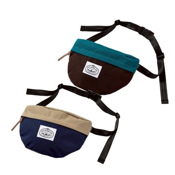 【人氣風格戶外休閒包限時限量單一特價1099】日本限定 探索漫遊隨身包/腰包 (共2色) 藍綠/棕