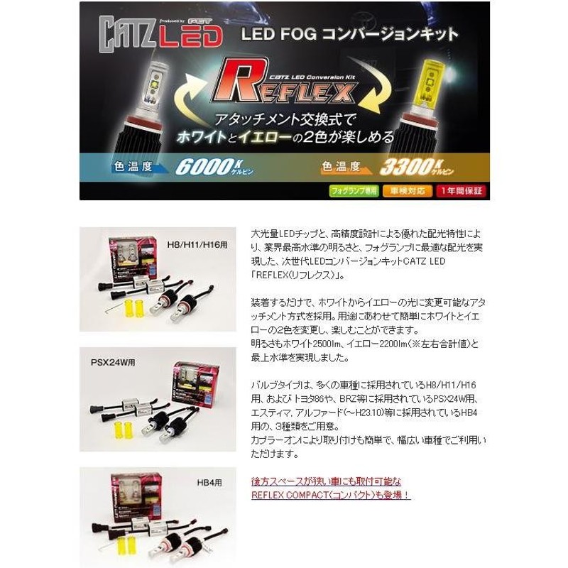 最大64%OFFクーポン FET CATZ CLC11 REFLEX LEDヘッドライト用