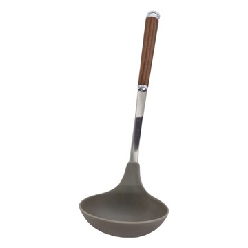 SUNCRAFT 川嶋 木柄PP圓杓 軟質湯杓  8.5 x 6.3 x 29.5cm  原木色  1支