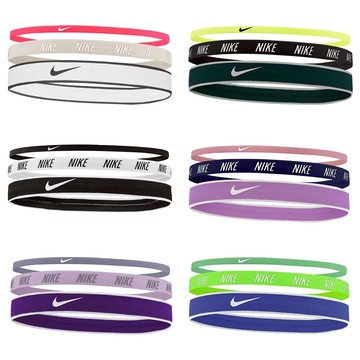 [秉宸] NIKE 彈性髮帶 韻律瑜珈 慢跑 止汗髮帶 MIXED WIDTH 髮帶 3入 N0002548
