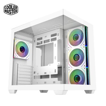 Cooler Master 酷碼Elite 681 全景玻璃 ARGB 機殼 白色