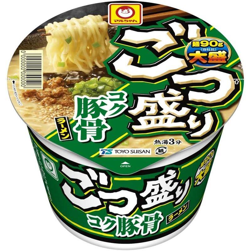 マルちゃん ごつ盛りラーメン3種アソート(ワンタン醤油ラーメン6個 コーン味噌ラーメン4個 コク豚骨ラーメン2個 計12個)