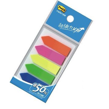 3M 584利貼螢光箭頭型標籤(多款)584-5