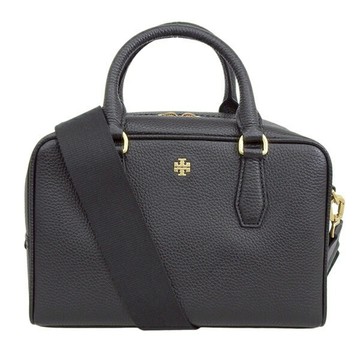 TORY BURCH - 荔枝皮革兩用包 (黑色)