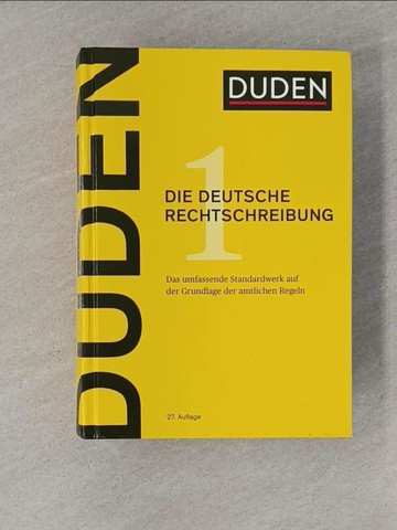 【書寶二手書T1／字典_YGI】Der Duden in 12 Banden：1 - Die deutsche Rechtschreibung